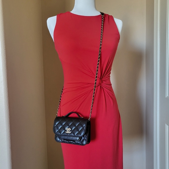 Brand new 23P authentic Chanel business affinity clutch with chain - Picture 12 of 17